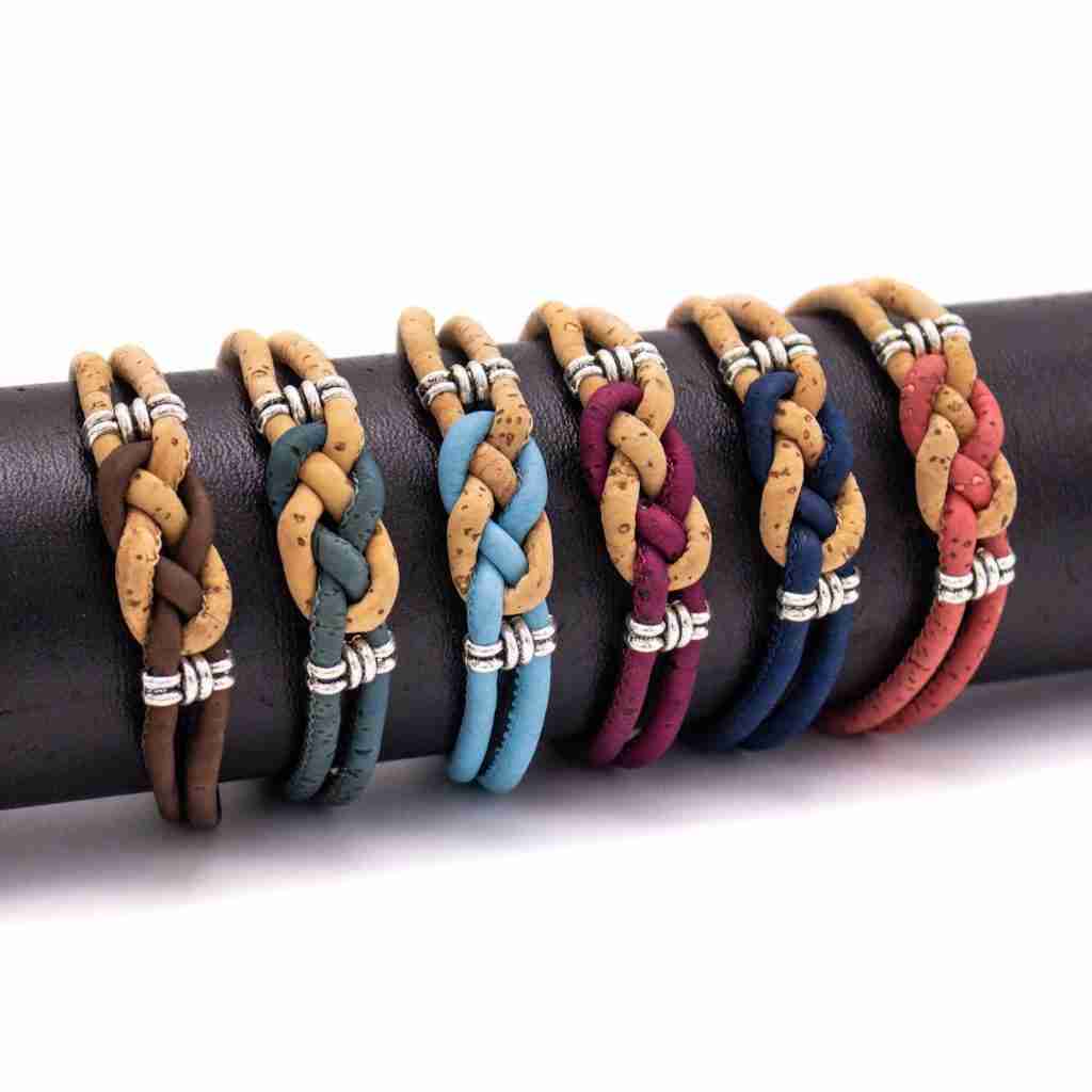 Selection of Twisted Cork Bracelets