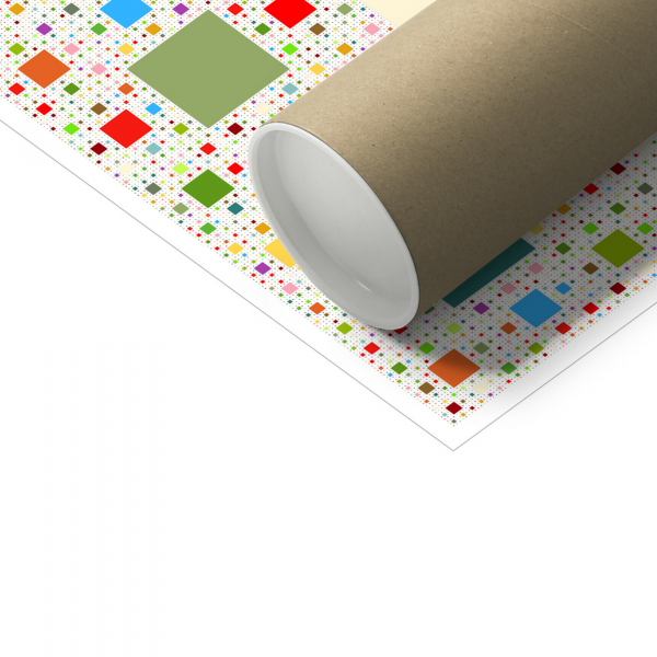 Fractal Print With Custom Colours Tube Close Up