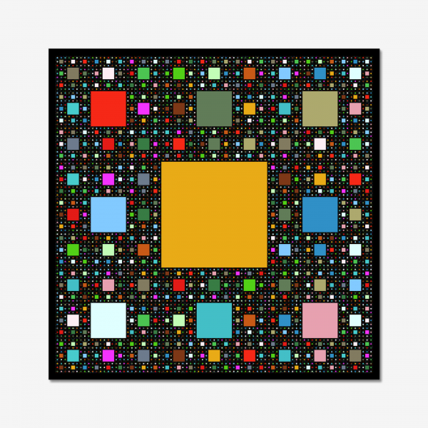 Fractal Print With Custom Colours
