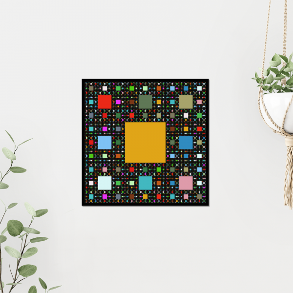 Fractal Print With Custom Colours