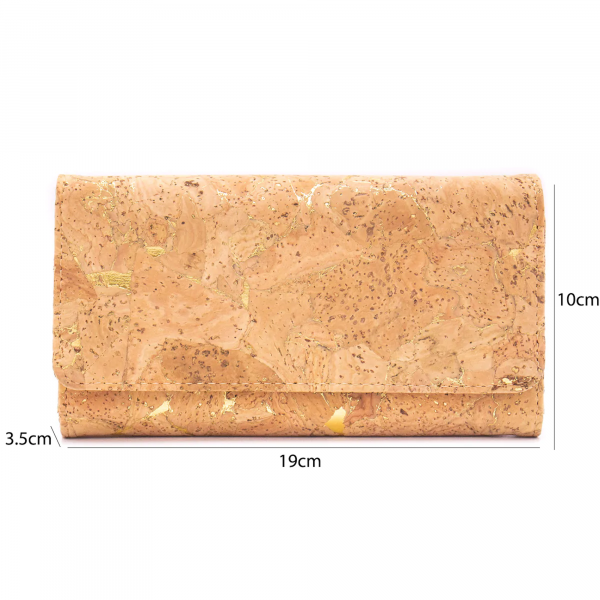 Cork Wallet With Gold Sprinkles