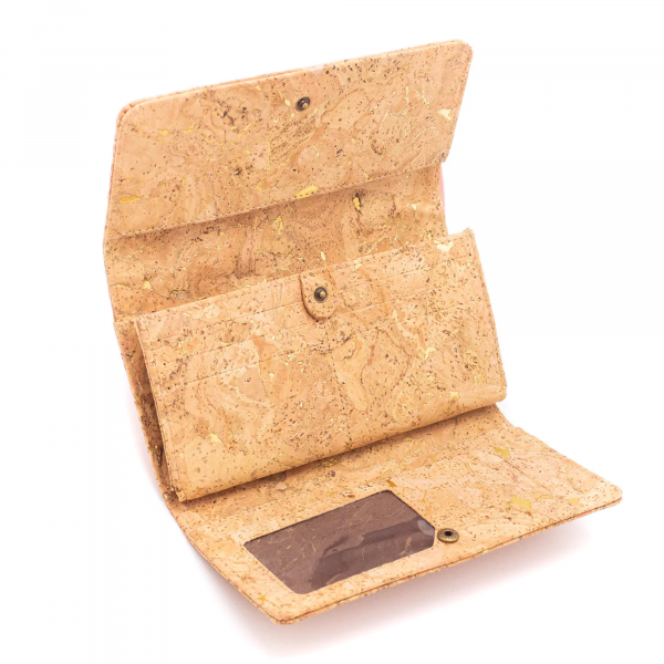 Cork Wallet With Gold Sprinkles