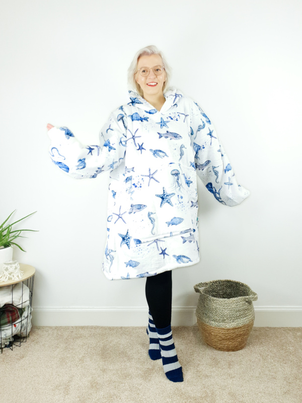 Octopus Wearable Hooded Blanket