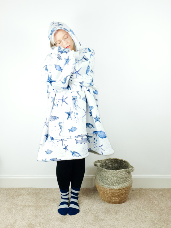 Octopus Wearable Hooded Blanket