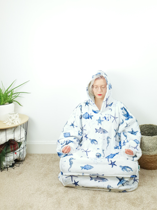 Octopus Wearable Hooded Blanket